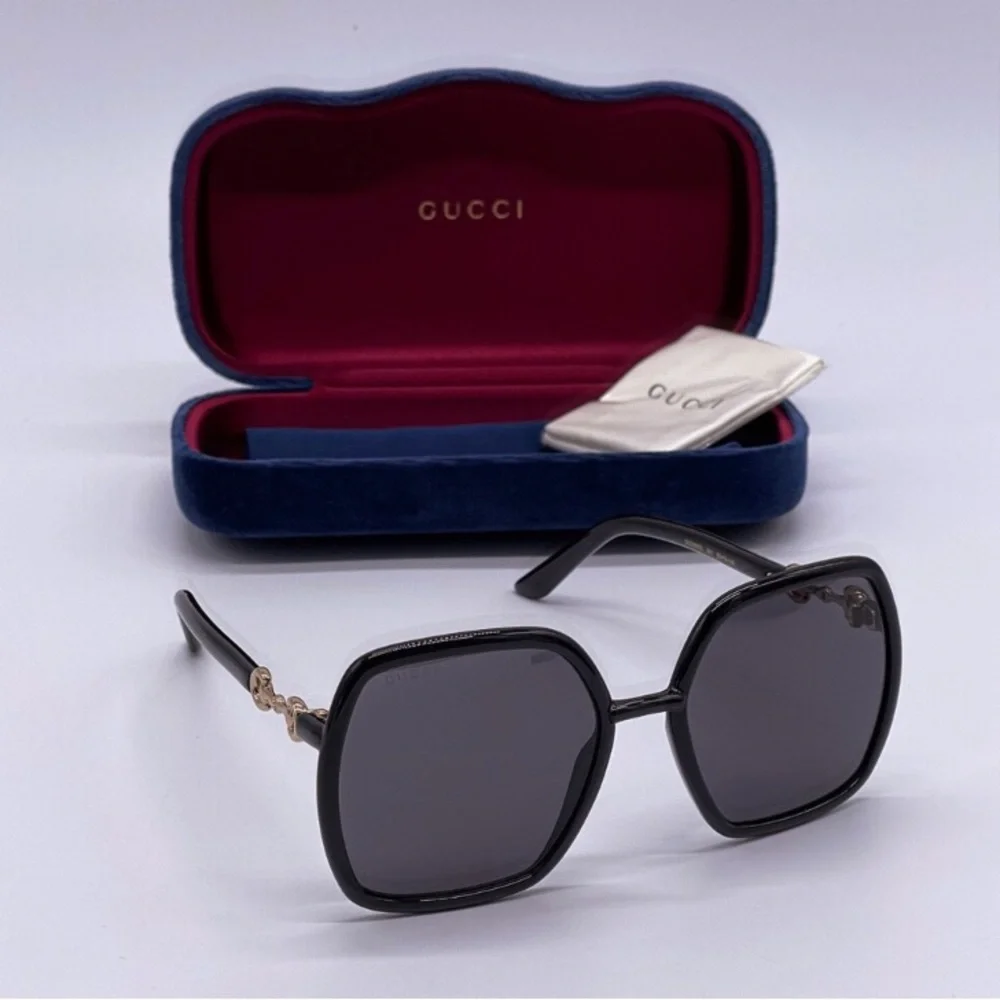 Gucci Black New Collection Gg0890s 001 Eyewear Sunglasses